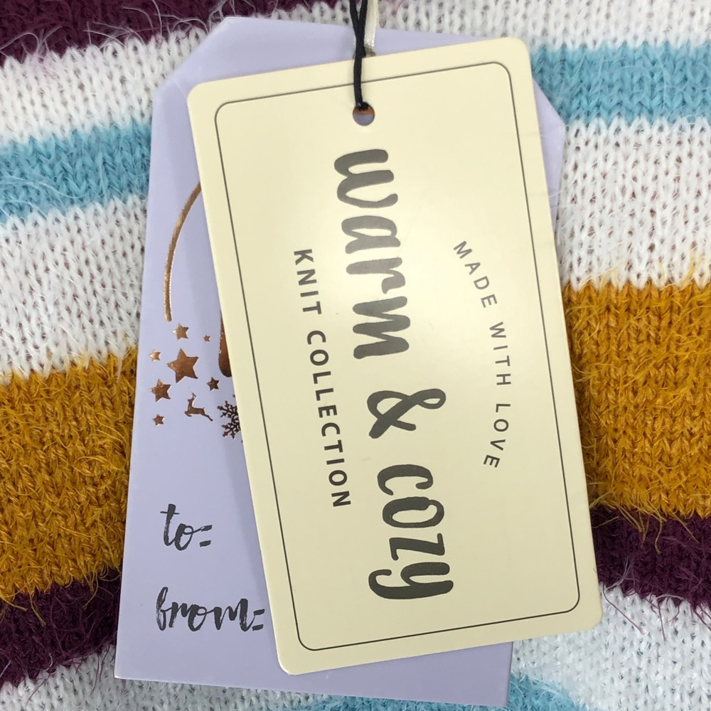 Lilac Dream Knit Crop Sweater Juniors L NWOT - Picture 7 of 8